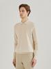 FERRAROMILANO Solid Long Sleeve Thierry Sweater Ivory (Am0Ets10161)
