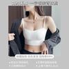 Jimei summer tube top underwear women's small breasts gather anti-light beautiful back sling vest type seamless bra wrap
