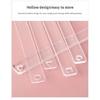 5Pcs Clay Thickness Ruler Clear Acrylic Thickness Gauge For Detailed Pottery Sculpture and Ceramic Texturing Project