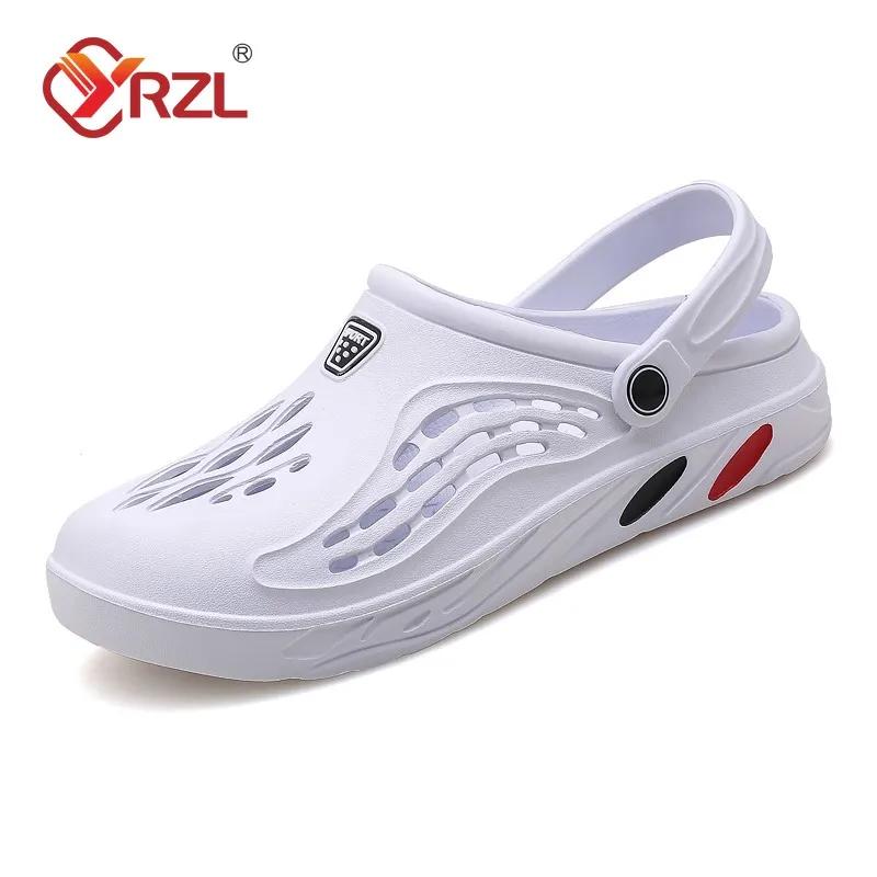 YRZL Sandals Men Soft Non-slip Wear-resistant Casual Mens Sandals Comfortable High Quality Beach Shoes Outdoor Slippers Men