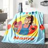 Custom Name Ms. Rachel Theme Printed Blanket - Perfect for Couch, Bed, Travel & Outdoor Use | Machine Washable, Cozy & Durable.