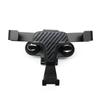 Carbon Fiber Look Car Interior Gravity Mobile Phone Holder Air Vent Outlet Dashboard Mount Stand Cover For Jaguar F-Pace X761