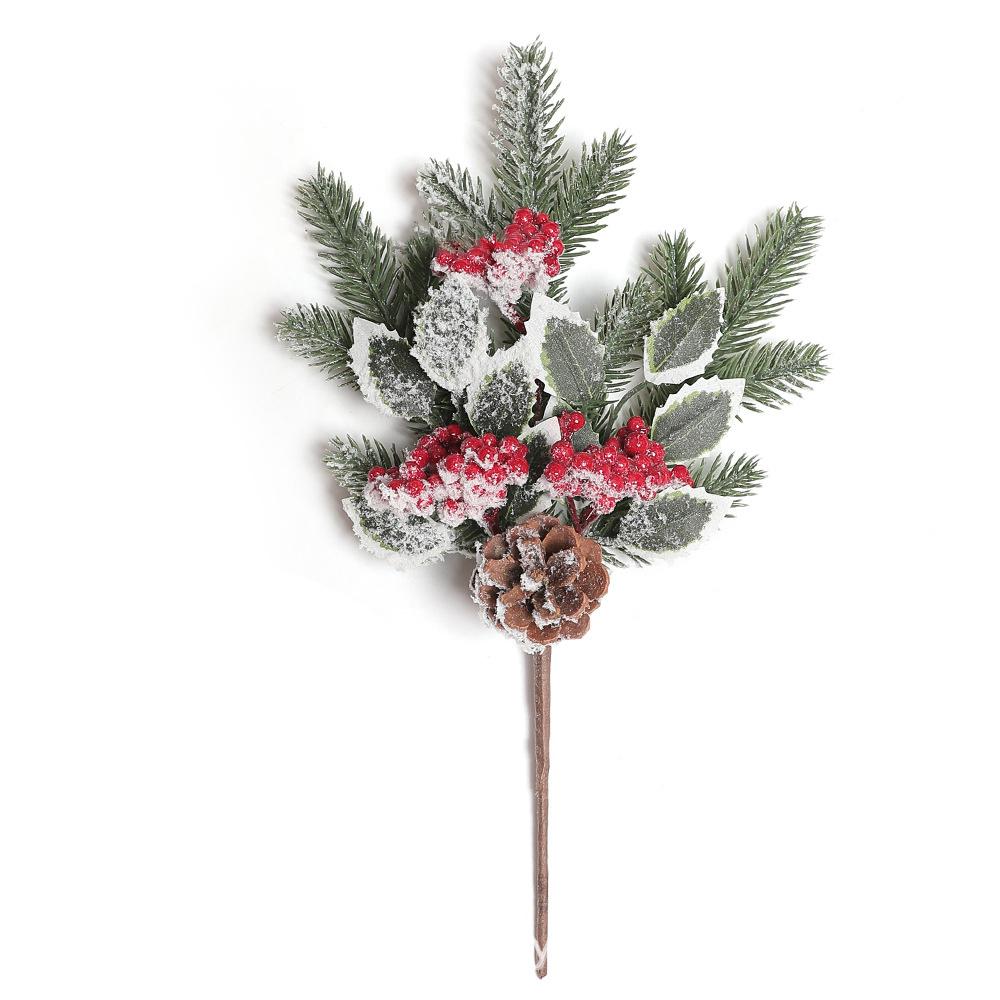 Home Decoration Simulation Red Berries DIY Accessories Christmas Cuttings  New Year