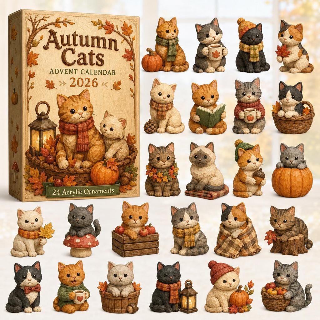 Weihnachts-Adventskalender 2026 – Feiertags-Blindbox-Kalender im Tier-Thema