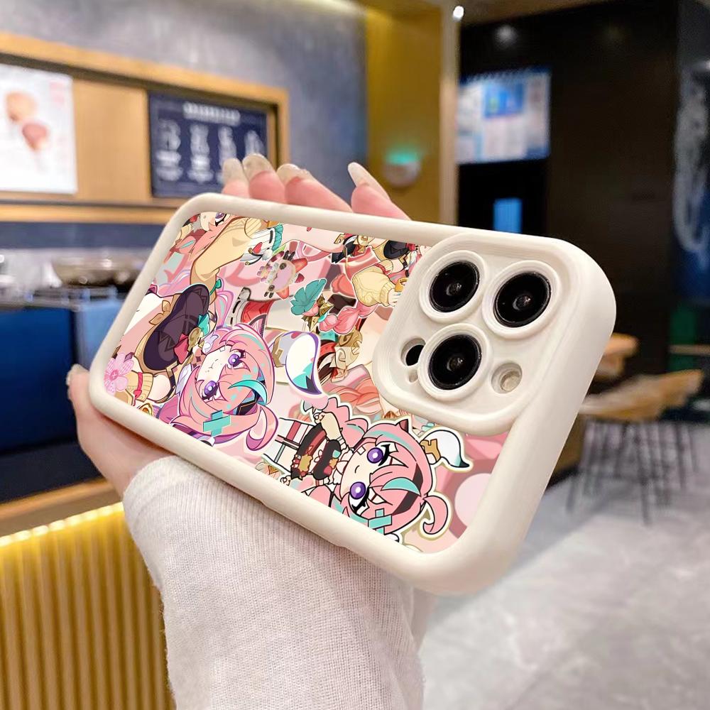 Game GI Varesa Thicken TPU Mobile Phone Case for iPhone 17 16 15 14 13 12 11 Air Pro Max Plus Colorful Cover
