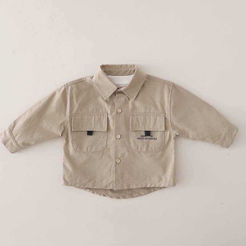 Costum Trendy cu Trei Piese pentru Băieți - Îmbrăcăminte Casual Elegantă pentru Toamnă/Primăvară pentru Sugari
