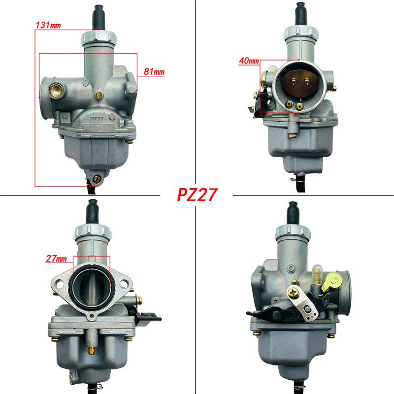 PZ27 27mm Carburetor for Honda CG XL 125 150 175 4-stroke CG 125cc 150cc to 175cc ATV Pit Dirt Bike Gokart Buggy Motorcycle