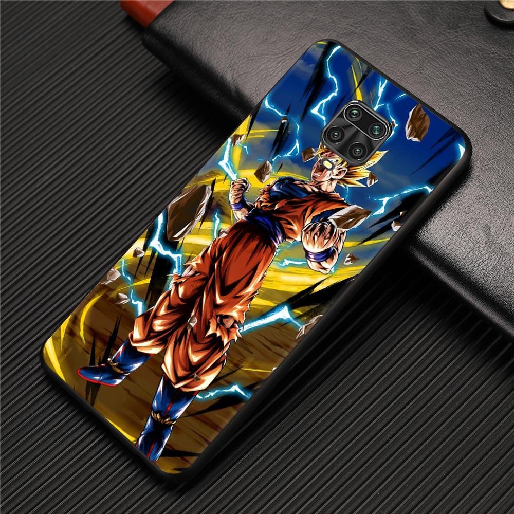 Cover For Xiaomi Redmi Note 11 10 9 8 7 Pro Max 9T 8T 9S Case for Redmi 10 9 8 9C 9A 8A 7A Anime Dragon Ball Son Goten Vegeta