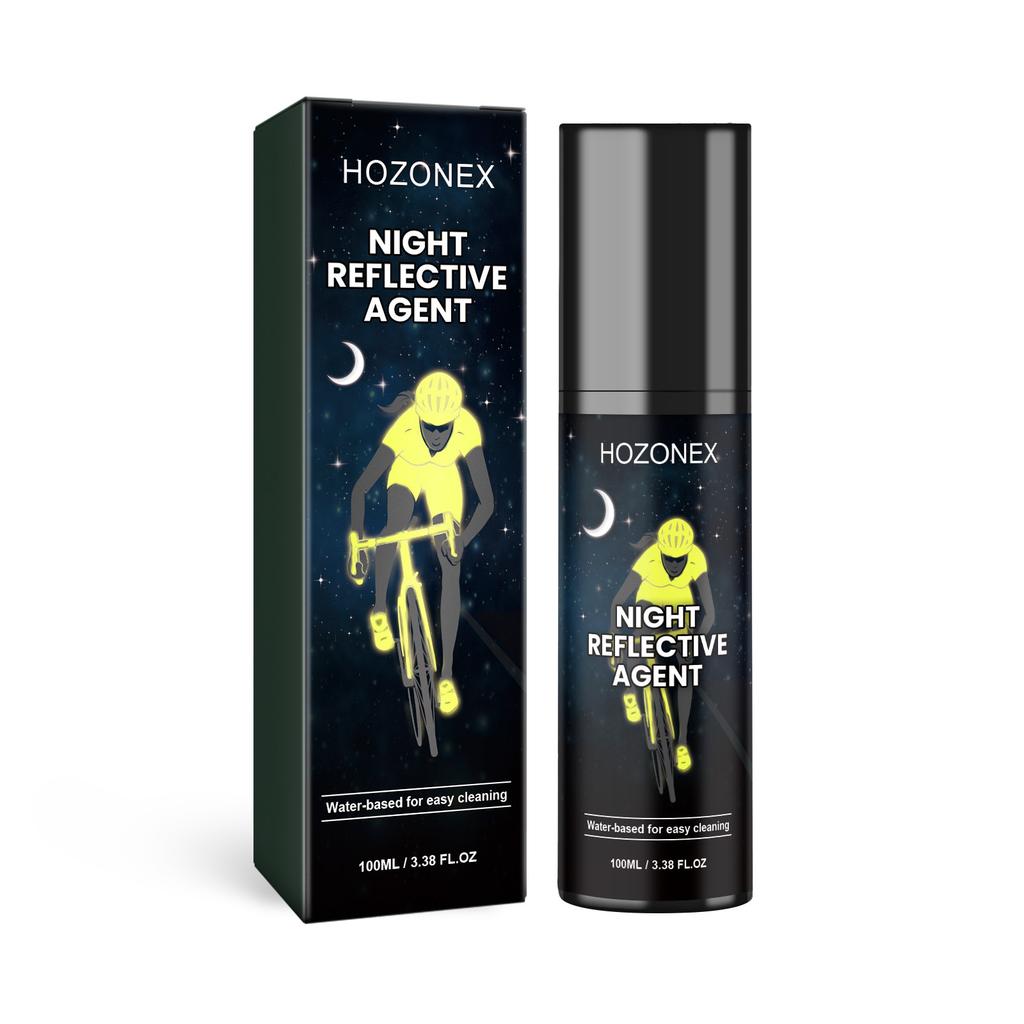 Night Reflective Safety Spray Paint for Bikes Clothing Outdoor Gear High Visibility Fluorescent Coating