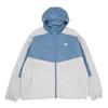 New Balance Men's Taslan Nylon Woven Hooded Coat Jacket (AMJ55667) Shoreline Blue Size 2XL - Japan Limited, Water Repellent Windbreaker