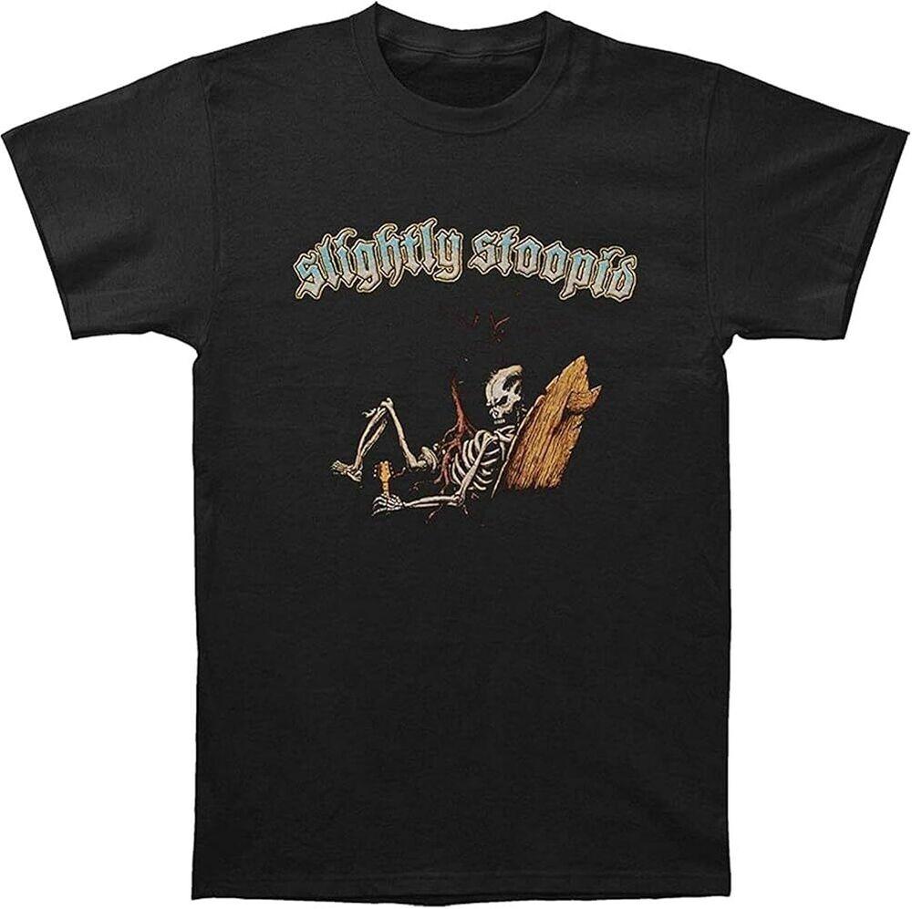 Slightly Stoopid Черная футболка с коротким рукавом Размеры S-5XL Подарок для фаната Унисекс футболка L