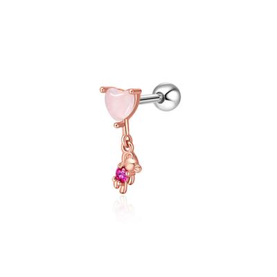 Love Bear Drop Surgical Piercing Daily Jewelry