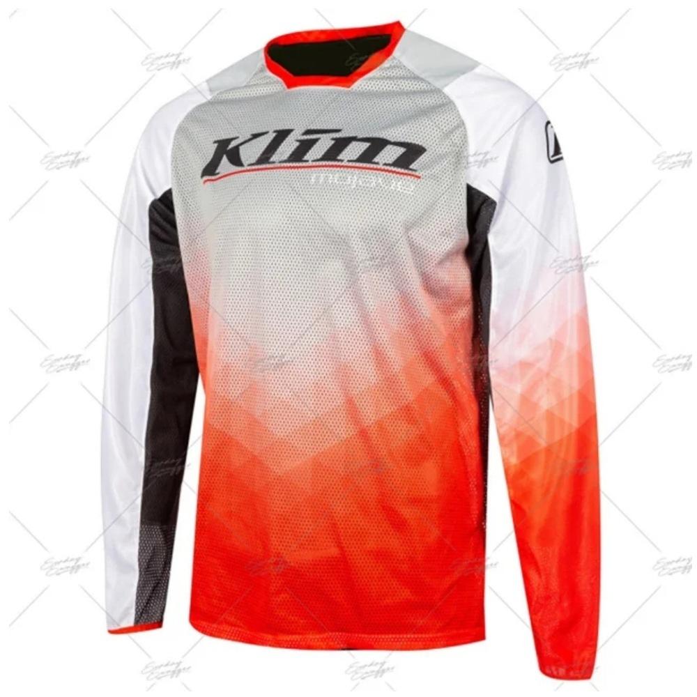 2024 νέο KLIM στολή downhill μακρυμάνικη ανδρική και γυναικεία στολή μοτοκρός εκτός δρόμου ποδηλασίας γρήγορου στεγνώματος T-shirt mountain bike