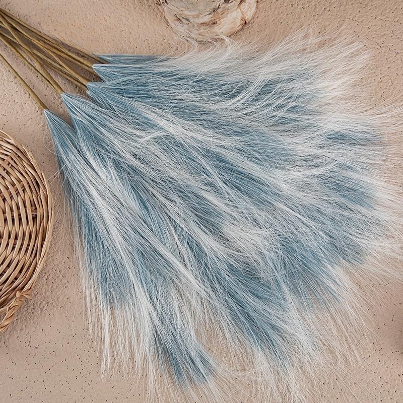 Decorative Reed Pampas Artificial Flower Living Room Decoration Fake Flowers Green Plants Wedding Crafts Shooting Props