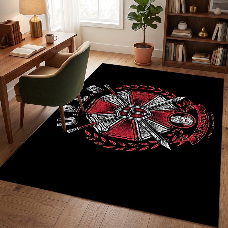 Umbrella Corporation (5) Office Rug Elegant Floor Rug for Office Living Room Bedroom and Indoor Home Spaces