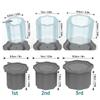 Silicone Silicone Ice Molds with Lid Ice Cube Maker Mold for Stanley Cup 20-40oz
