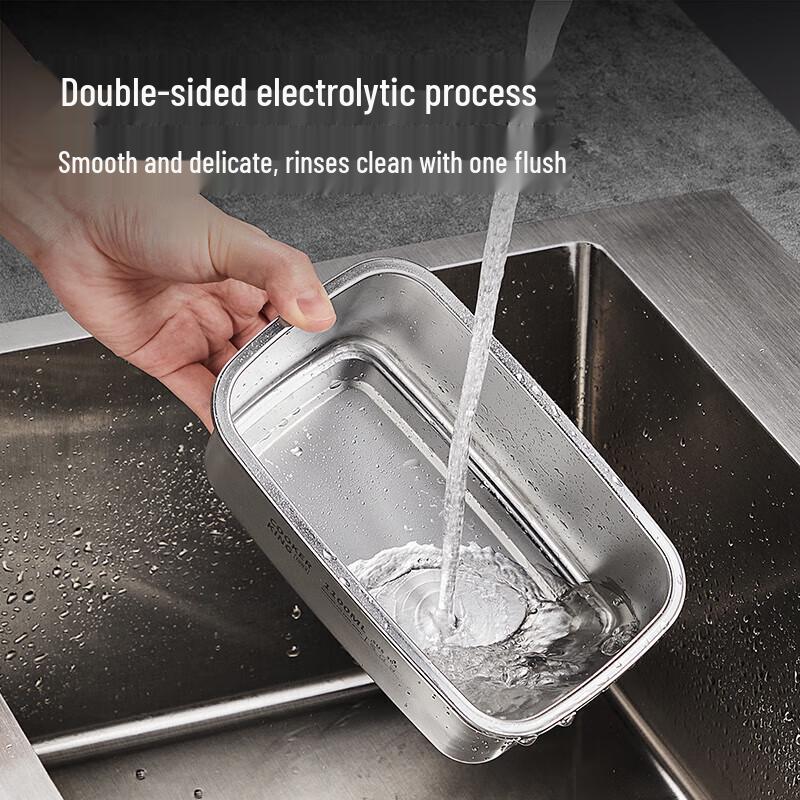 COOKER KING 304 Stainless Steel Vacuum Food Storage Container 4-Piece Set