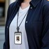 Lanyards Credential Holder Transparent Retractable Badge Reel With Lanyard Nurse Accessories For Work Removable Id Card