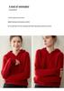 Women's Cashmere Hooded Ribbed Pullover - Autumn/Winter Fashion Knitwear