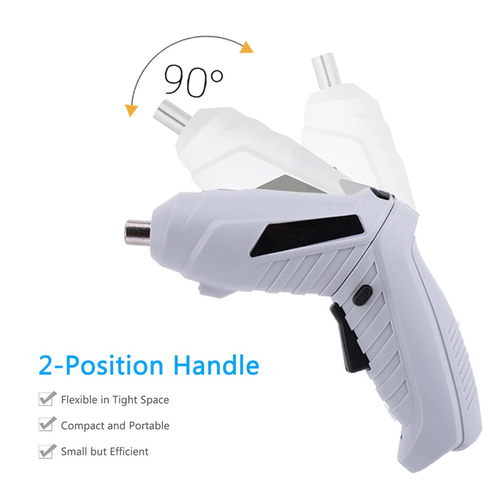 Household Electric Screwdriver Rechargeable Cordless Impact Drill Wireless Electric Drill Screwdriver Set Electric Screw Driver