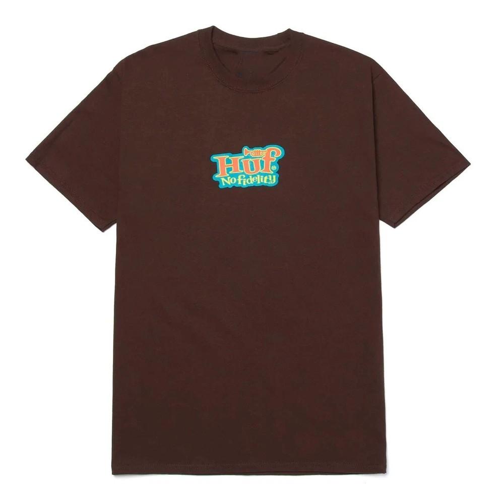 

Huf Worldwide Skateboard Tee Jazzy Chocolate Unisex T-Shirt L
