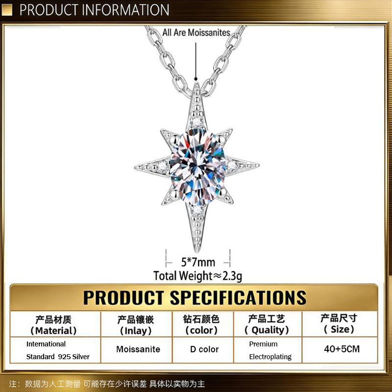 Oval Moissanite Pendant Cross Necklace S925 Silver New Chinese Style Chinese Wind Niche Design Collarbone Chain Custom