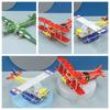 3D Airplane Puzzle Handmade Children Jigsaw Puzzles Early Learning Montessori Toys  Boys