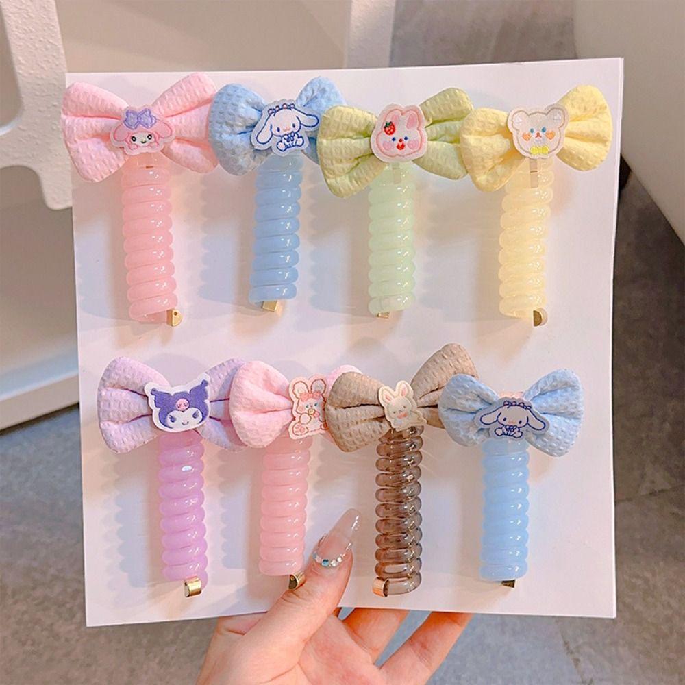 

Butterfly Telephone Wire Hair Loop High Elasticity Ponytails Hair Rope New Hair Ring For Girls