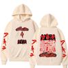 Japanese Science Fiction Cartoon Movie Anime Akira Shotaro Kaneda Graphic Hoodie Men Women Hip Hop Vintage Oversized Sweatshirt
