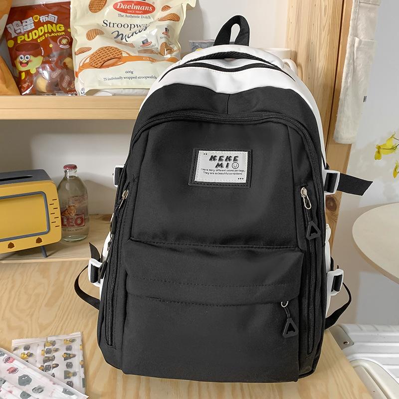 School Bag Fashion Female College Student Middle School Student High Quality Fashion Junior High School Student Letter Elementary School Student