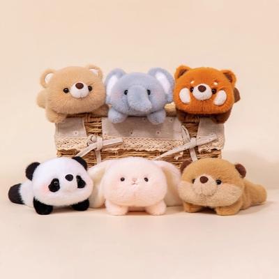 Doll Table Mouse Wrist Support Fluffy Rabbit Panda Otter Plush Wrist Rest Pad Cute Things Stuffed Animal Animal Plush Toy