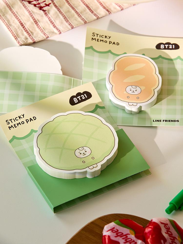 BT21 RJ Bakery Sticky Memo Pad