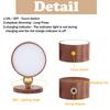 Magnetická nástěnná LED lampa otočná o 360° Noční lampa Světlo na čtení Buk Dřevo/Sapele Dřevo Šatní skříň Koupelna Ložnice Dárek