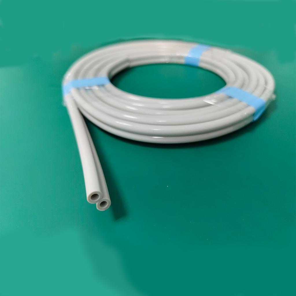 2 meter 2 Hole tubing for Dental Unit Foot Control Pedal Standard Tube Hose Cable Dental Lab Chair equipment  parts fit Durr
