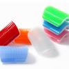 Pet Cat Brush Massage Device Hair Removal Comb Cat Toy Plastic Scratch Bristles Arch Massager Self Grooming Cat Corner Scratcher