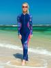 Women's Long-Sleeve Sun Protection Diving Suit for Swimming, Snorkeling & Surfing - Quick-Dry Jellyfish Suit