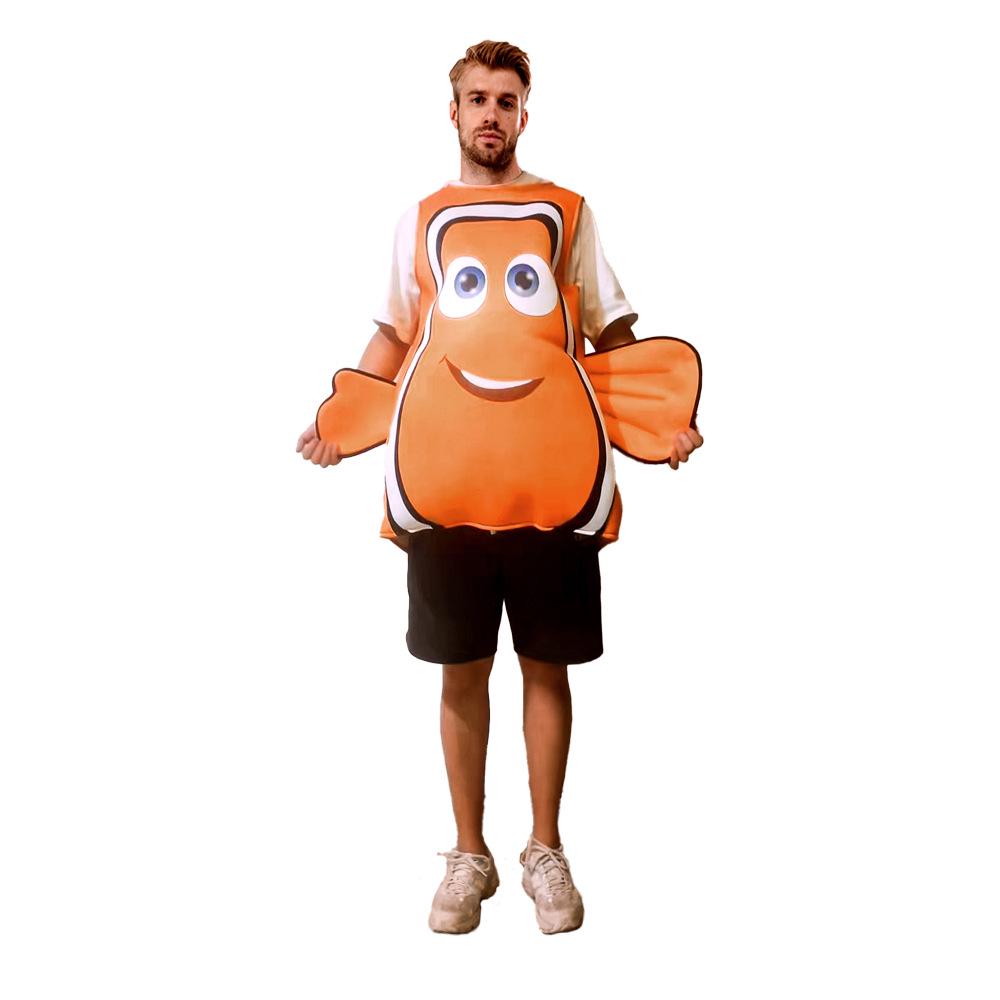 Halloween Nemo Clownfish Costume for Kids - Role-Playing Sponge Outfit