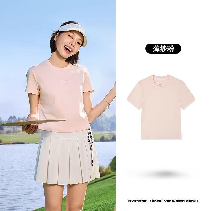 Jordan QIAODAN sports short sleeved T-shirt women's summer breathable loose casual top