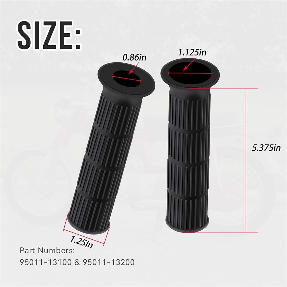 Handle Bars Grips Fit for Honda CT90 S90 CL70 CL90 CB100 CB125S CA160 Left & Rig