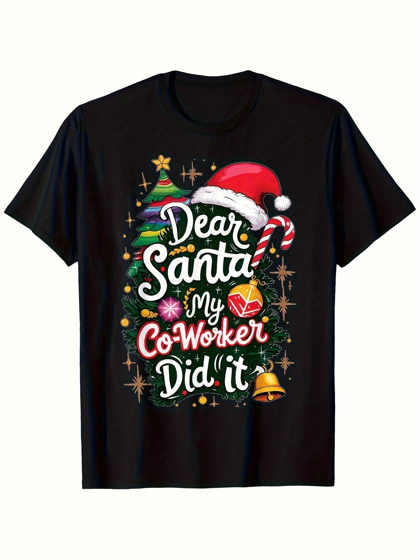 Mens sports daily 100 pure cotton breathable Tshirt 180g plus 5XL 6XL Christmas themed fun printed Tshirt fashionable S