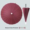 Rainbow 24-Rib Windproof Dual-Use Umbrella - Business, Sunny & Rainy Shade, Double Person, Straight Handle, Sun Protection.