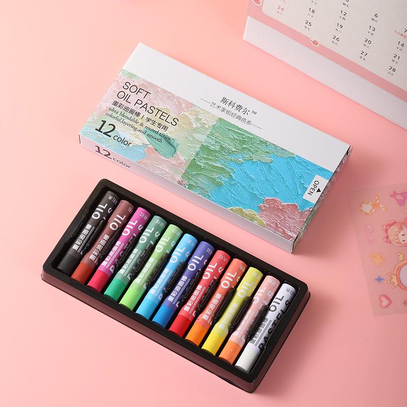 Morandi Macaron Series: Student Beginner Oil Pastels Set for Children s Art and Coloring