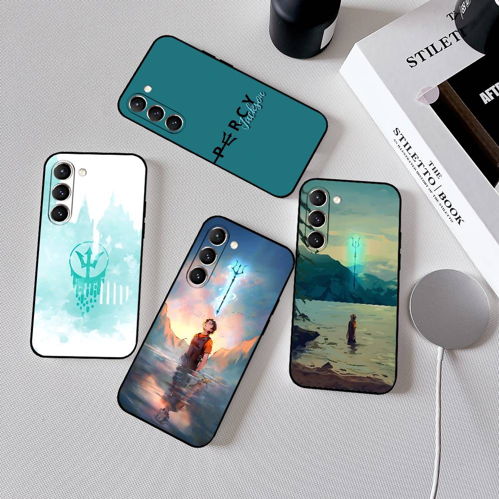 Percy Jackson Phone Case Black Ultra-thin Shockproof Case For Samsung S24/S25/S22/S30/Note20/Lite/Ultra/5G/Plus/FE