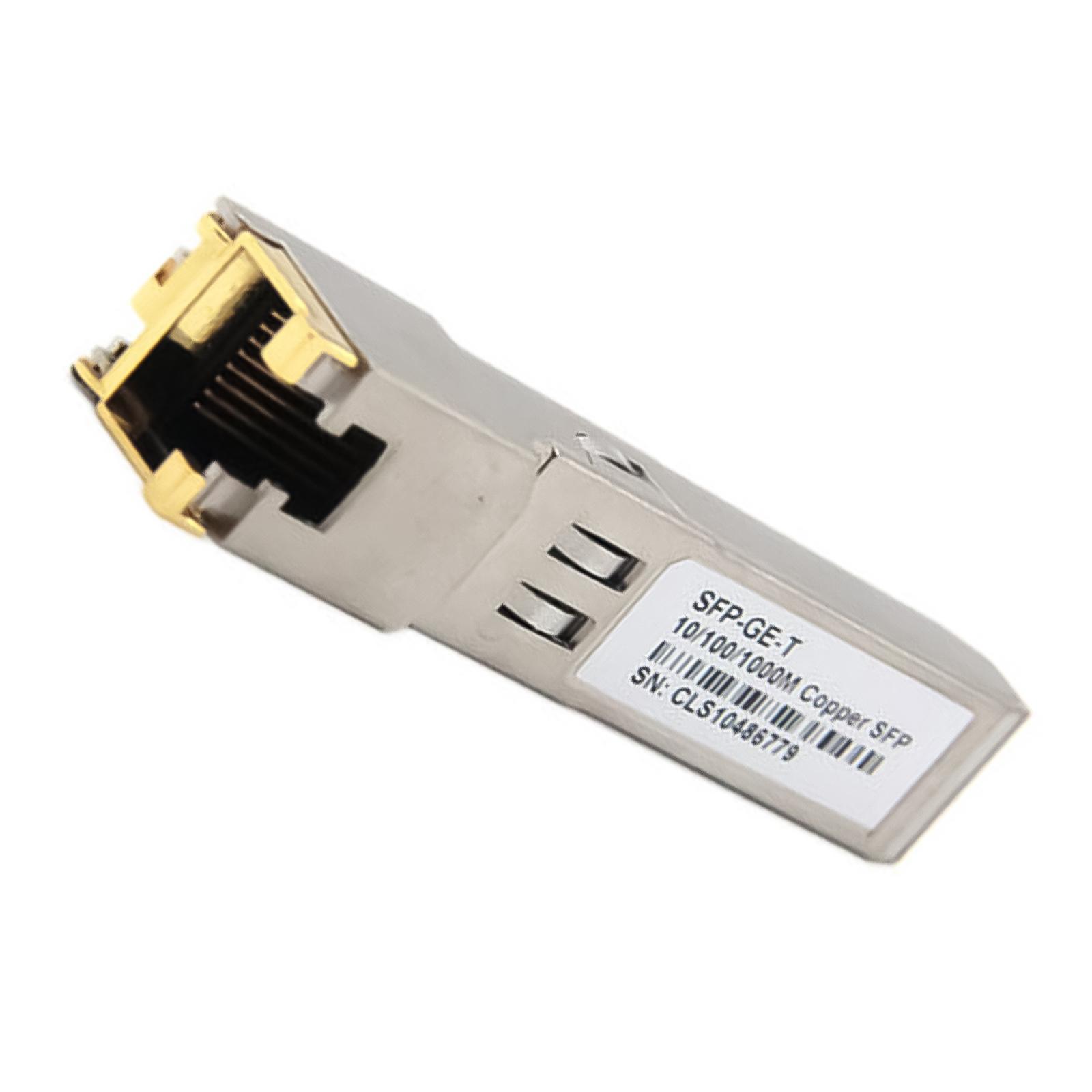 

Модуль SFP RJ45 Switcher Gbic 10/100/1000M Connector SFP Copper RJ45 SFP Module Gigabit Ethernet Port Adapter Replace