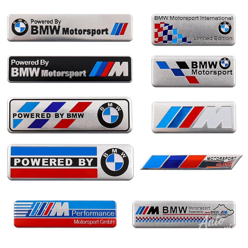 BOHQ2 Car Body Decorate Sticker For BMW 1 3 5 7 Series X1 X3 X5 G30 G20 G11 F10 F34 Car Logo Trunk Styling Modified Decal Accessories