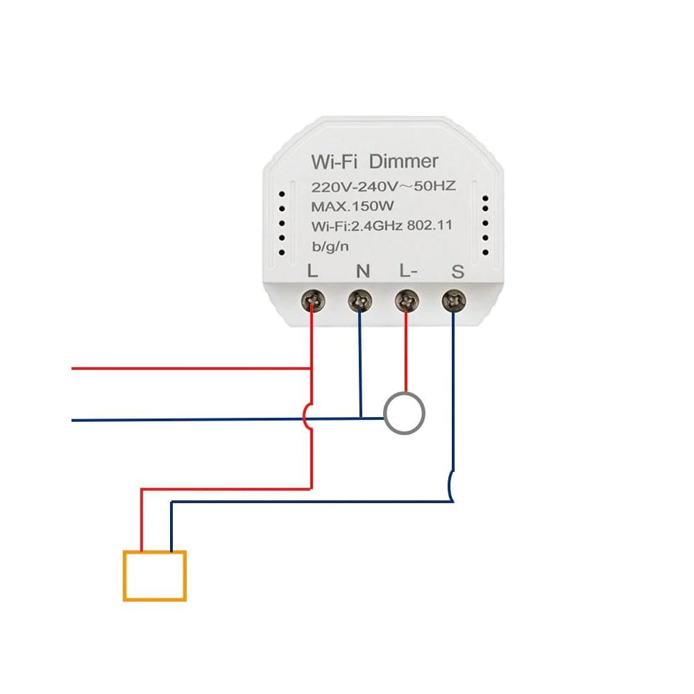Wi-Fi özellikli akıllı sıva altı dimmer anahtar