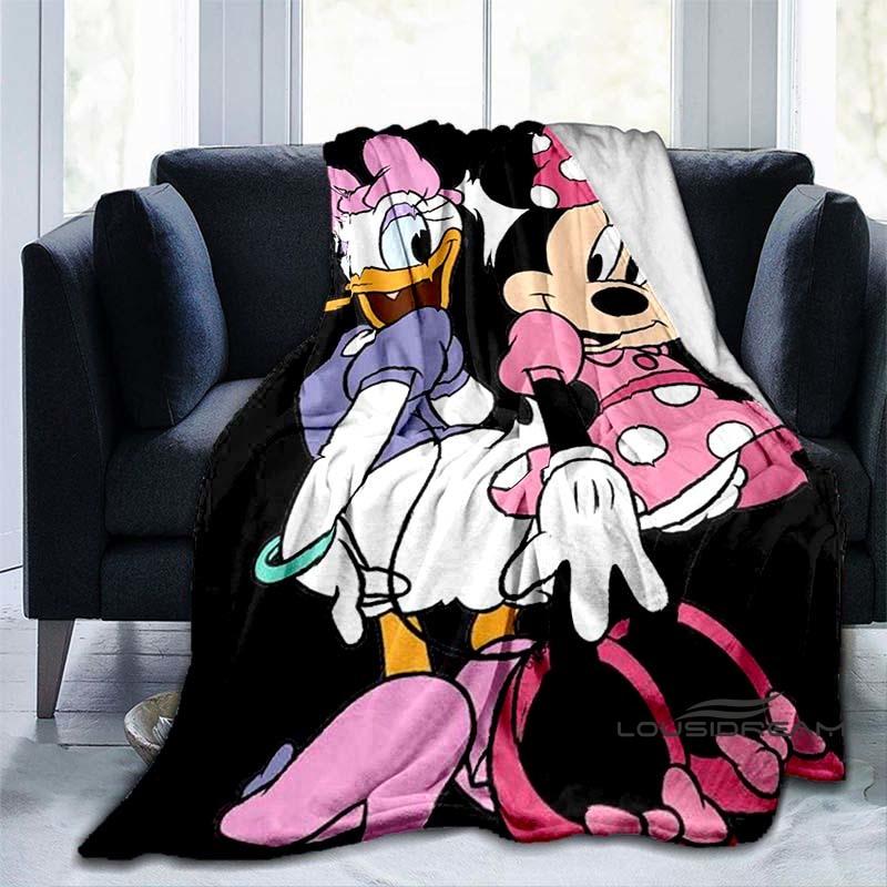 Cute Cartoon Daisy Duck Blanket Soft and Comfortable Perfect for Home Décor Bedroom Living Room and Sofa Throw