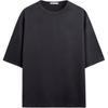 Solid Color Comfortable Casual Round Neck Short Sleeve T-Shirt Men Tops Black 4150316-800