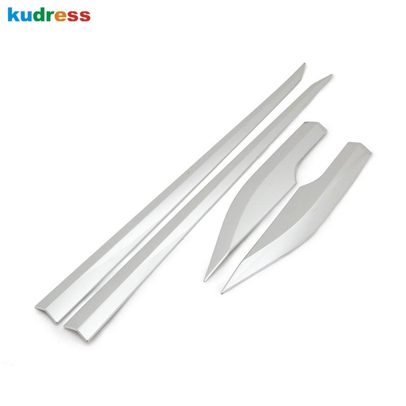 Side Door Body Trim For Toyota CHR C-HR 2016 2017 2018    Chrome Door Streamer Molding Panel Strip Car Accessories