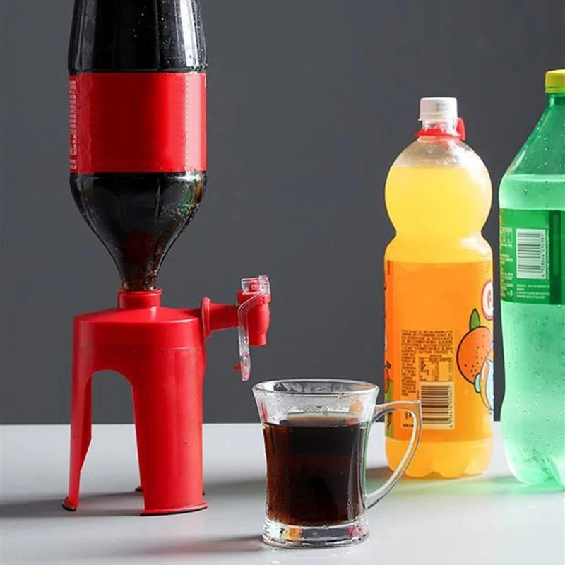 Creative Summer Cola Inverted Beverage Switch Faucet Hand Press Beverage Dispenser Sprite Cola Dispenser Kitchenware For Kitchen